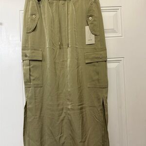 Joie Green Maxi Pencil Skirt